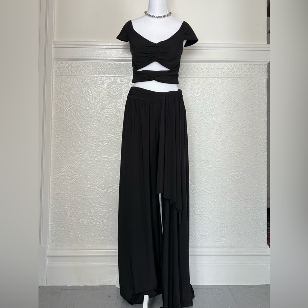 The Jetset Diaries Black Two Piece Set